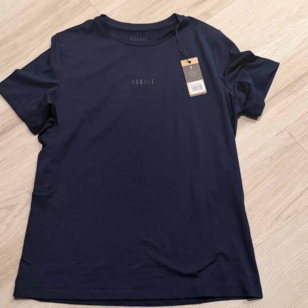 NOBULL Women's Deep Blue Short Sleeve Tee